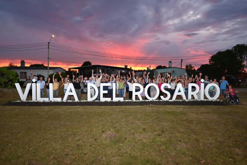 Letras Villa del Rosario Inauguración