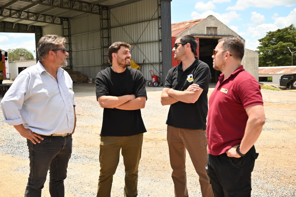 Gonzalo Ferrés, director de Vialidad, en las capacitaciones ante la compra de nueva maquinaria