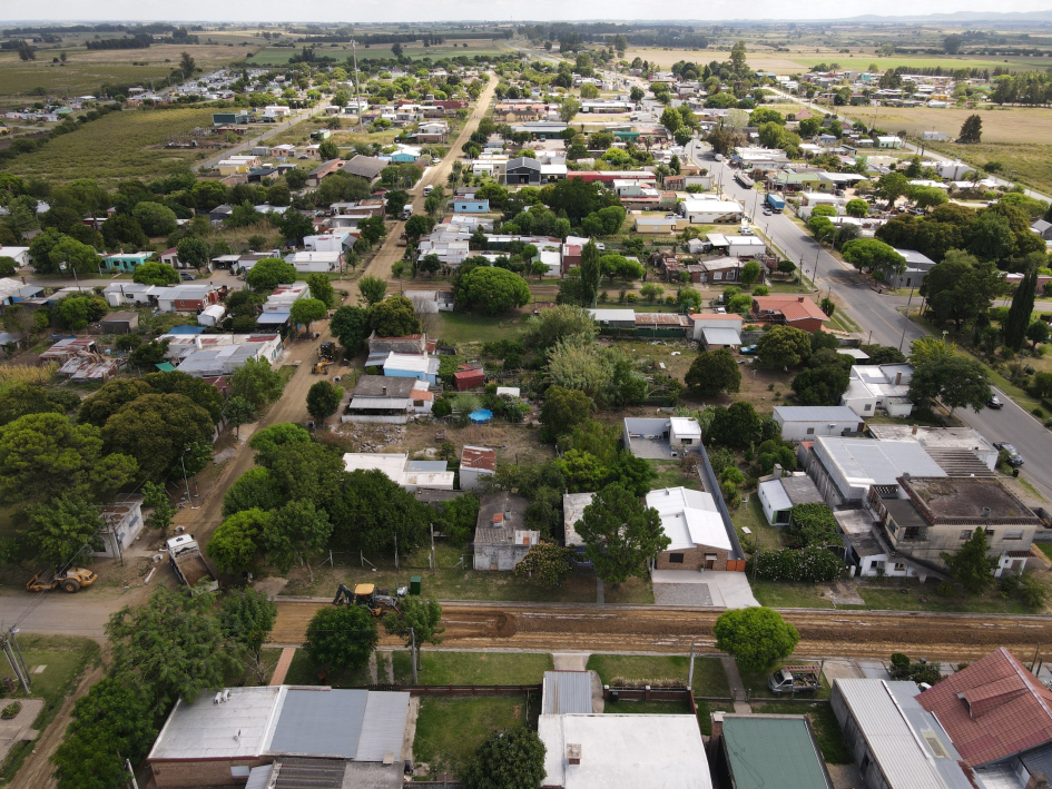 Las obras viales en Solís de Mataojo avanzan al 80%