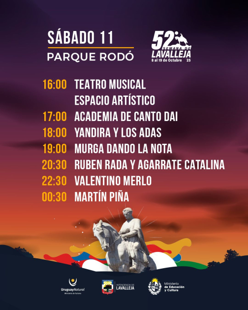 Semana de Lavalleja 2025, la fiesta de nuestros pueblos