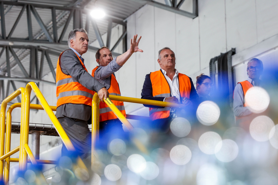 Intendente Ximénez recorrió la planta junto al Presidente Orsi y ministros