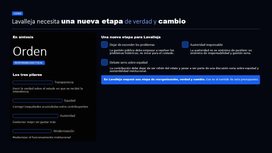 El intendente Ximénez se refirió a aspectos del Presupuesto Departamental