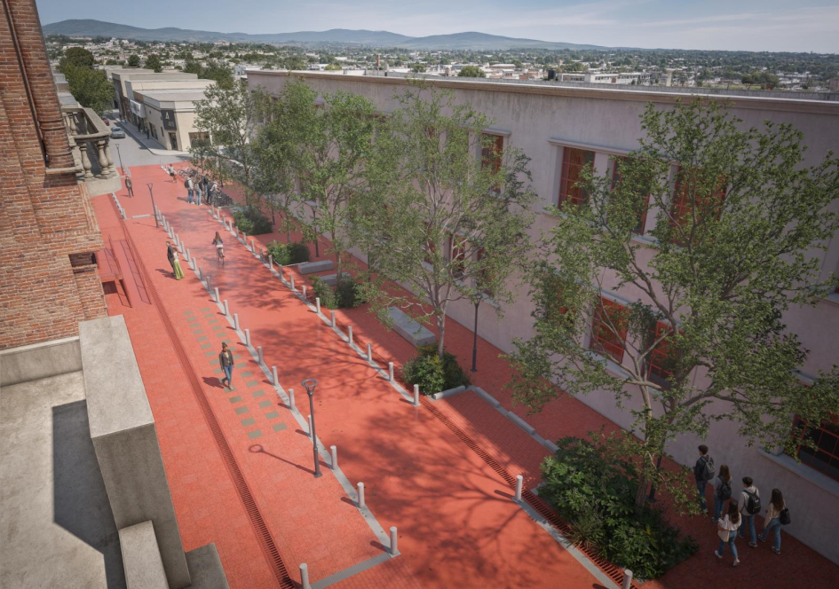 La Intendencia de Lavalleja avanza con la obra de la Semipeatonal del Teatro Lavalleja