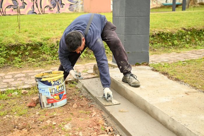 La intendencia trabaja en la renovación del Parque Zorrilla La intendencia trabaja en la renovación del Parque Zorrilla