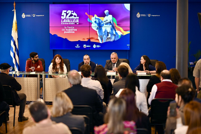 Se presentó en el Ministerio de Turismo la Semana de Lavalleja 2025, la fiesta de nuestros pueblos