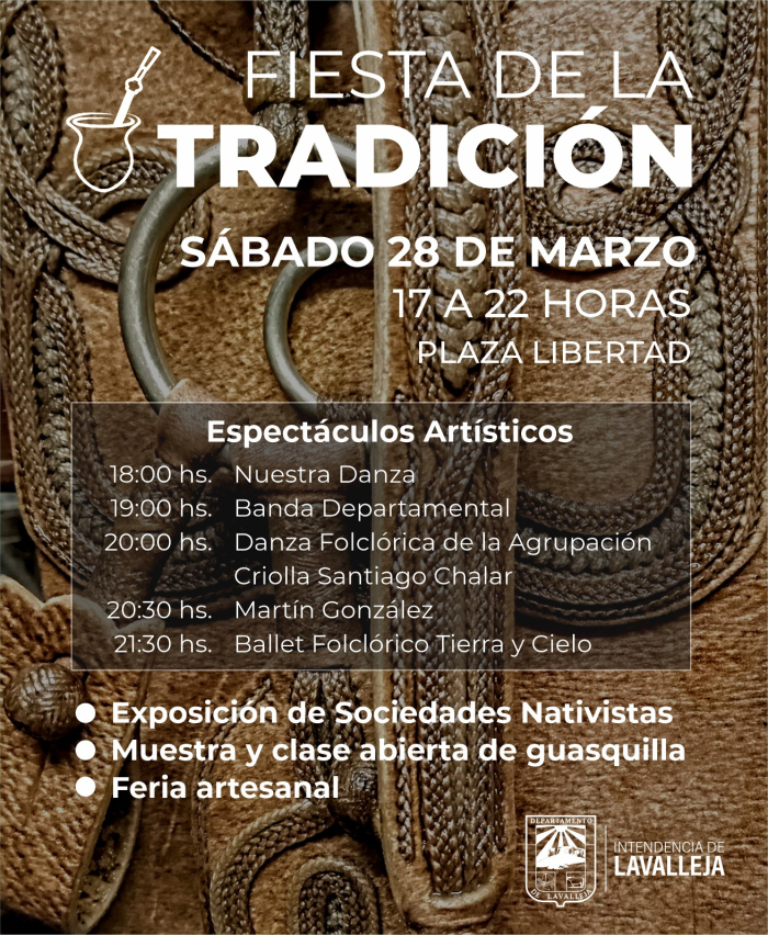 Este sábado 28 se celebrará la Fiesta de la Tradición en la Plaza Libertad de Minas Este sábado 28 se celebrará la Fiesta de la Tradición en la Plaza Libertad de Minas