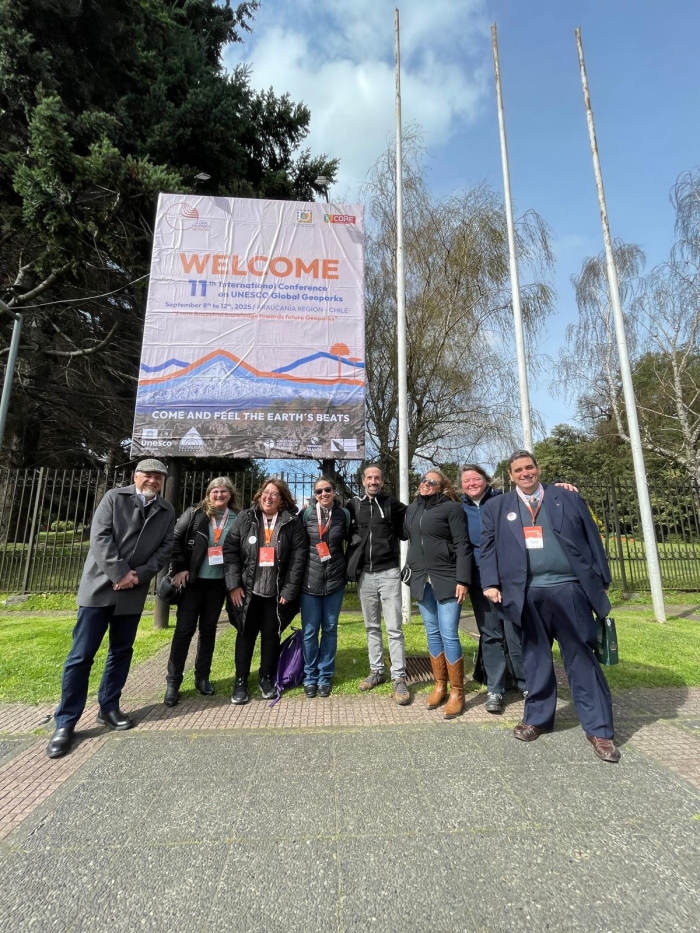 Delegación de Uruguay en la Conferencia Internacional sobre Geoparques Mundiales, en Chile