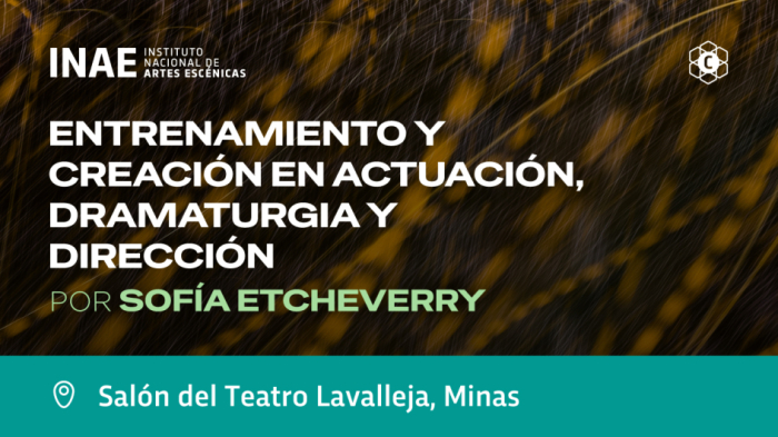 Taller de entrenamiento y creación en actuación, dramaturgia y dirección