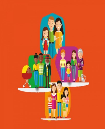 Dibujos de familias