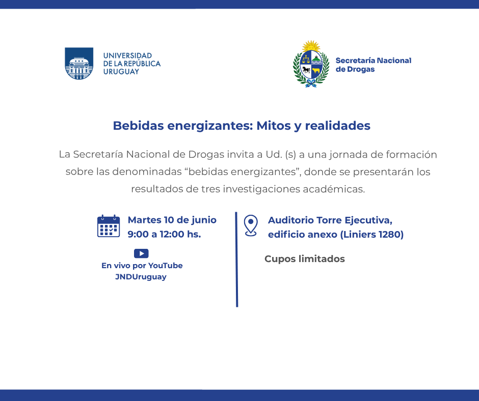 invitacion jornada Bebidas Energizantes
