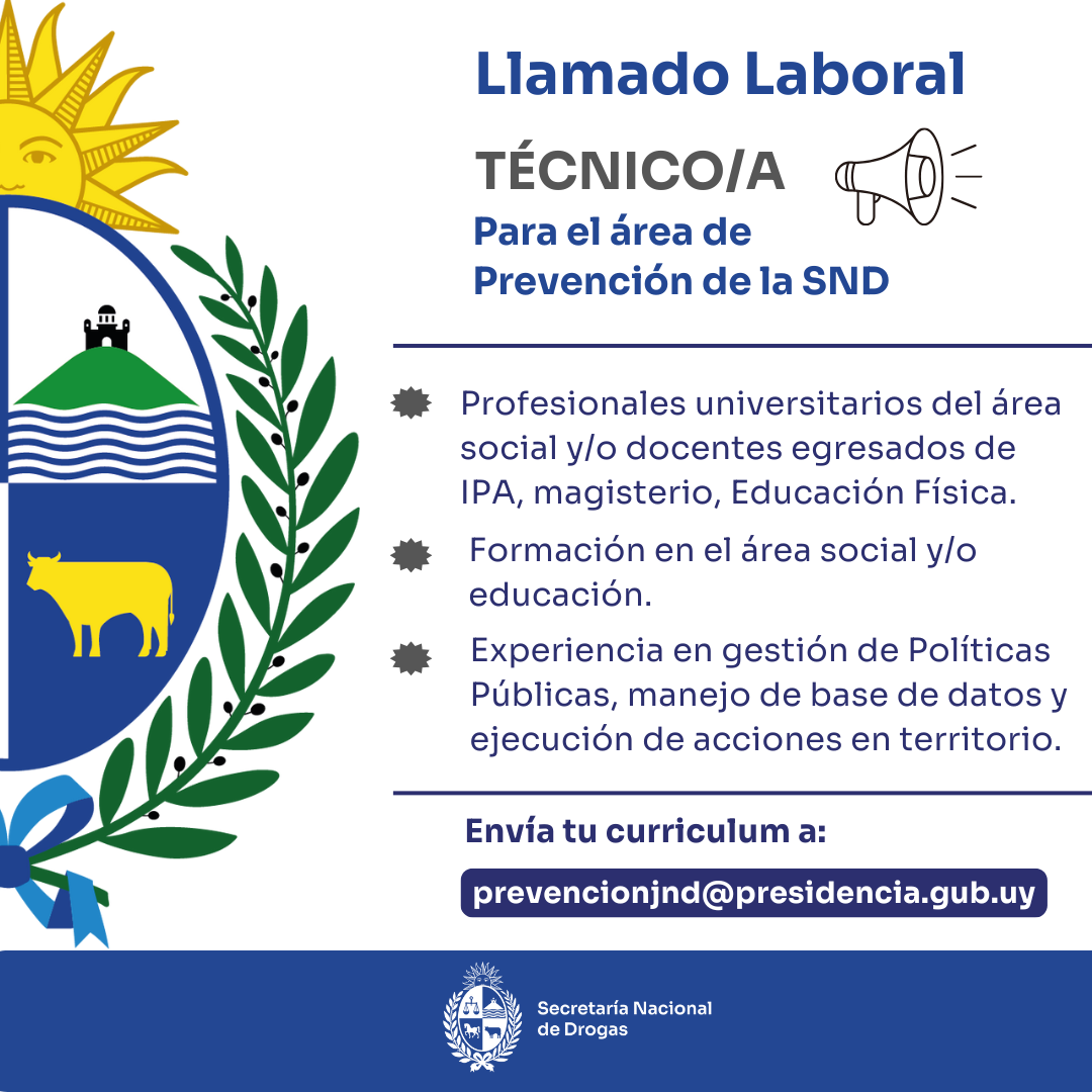 Flyer del llamado