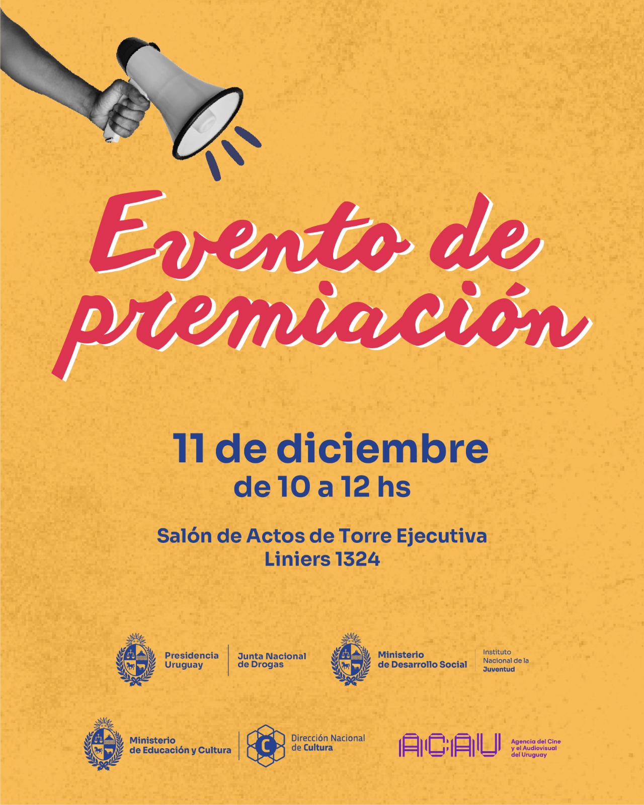 afiche premiación
