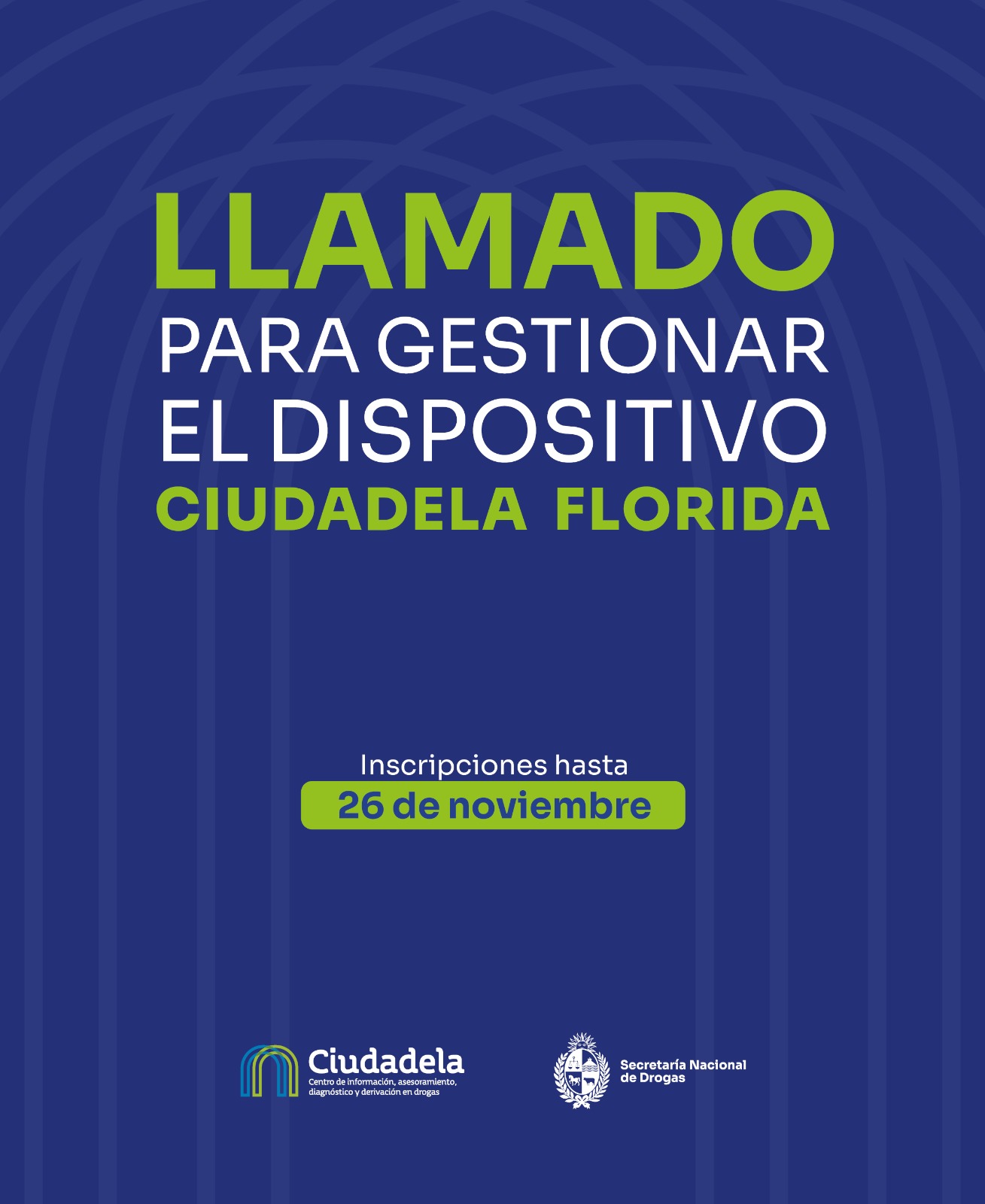 Flyer del llamado