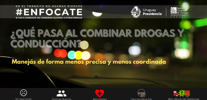 ¿Qué pasa al combinar drogas y conducción?