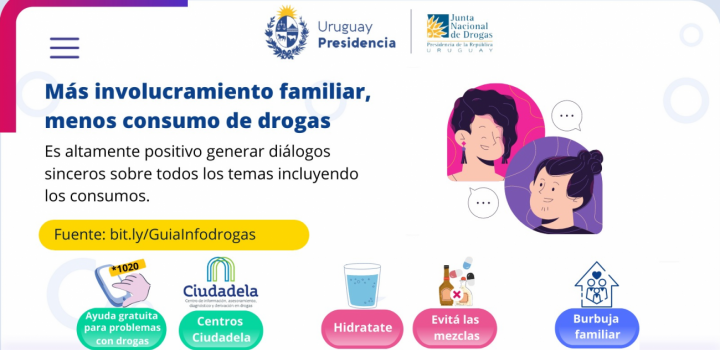 Hablemos sobre consumo de drogas en familia