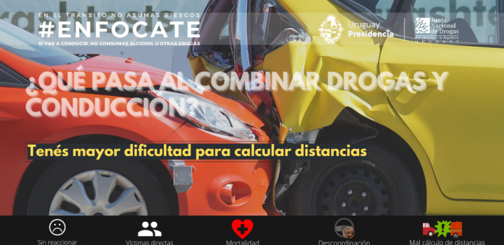 ¿Qué pasa al combinar drogas y conducción?