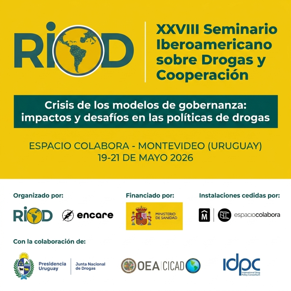 Invitación XXVIII Seminario Iberoamericano sobre Drogas y Cooperación 