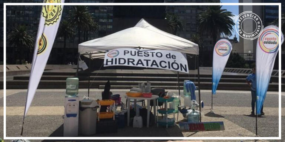 Arte - Puesto de hidratación Campaña