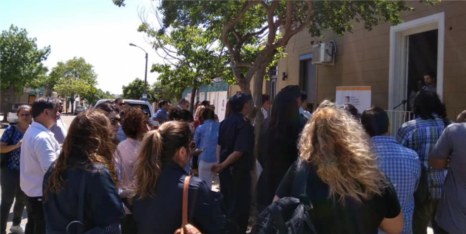 Público en la inauguración de la nueva sede del Ciudadela Artigas Público en la inauguración de la nueva sede del Ciudadela Artigas