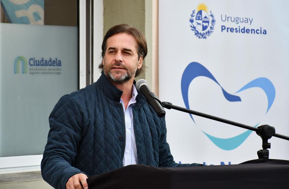 Foto del presidente de la República, Luís Lacalle Pou