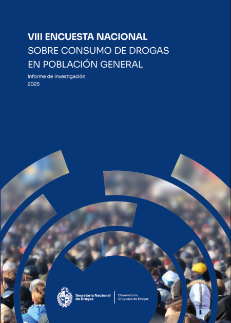 Portada libro VIII Encuesta Nacional sobre Consumo de Drogas en Población General Portada libro