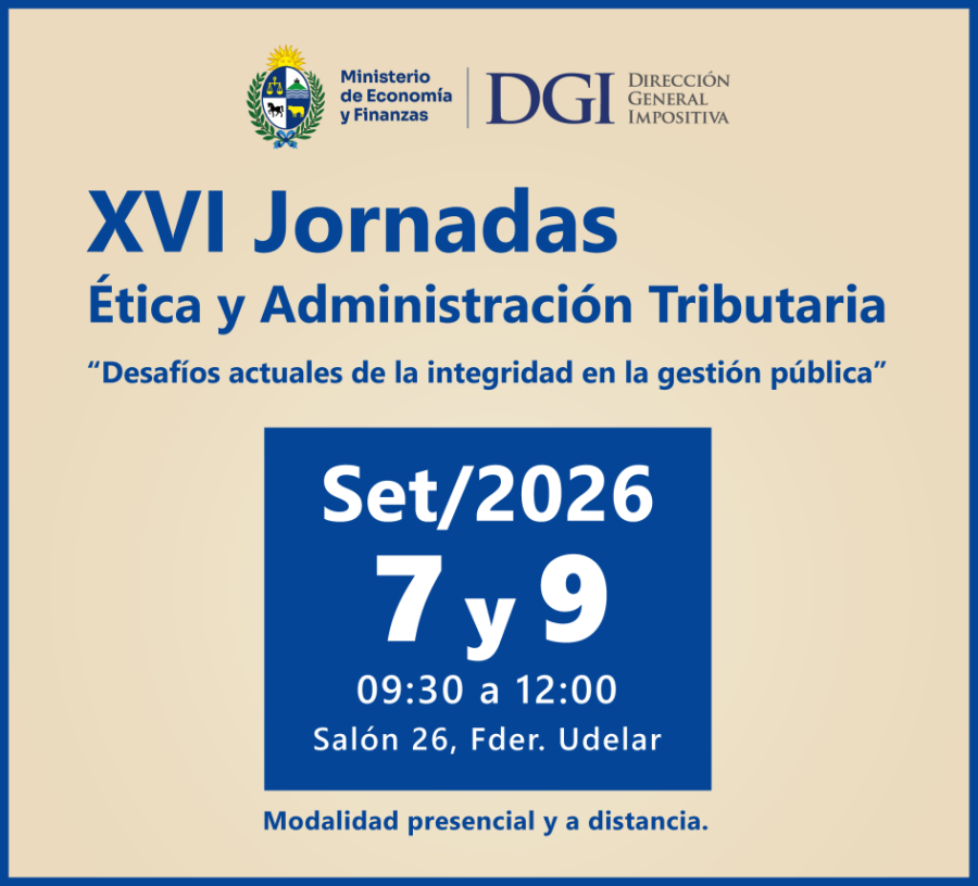 Banner web Jornadas Ética DGI 2026