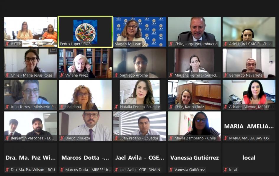 JUTEP en la Reunión del Subgrupo de Análisis de Expertos de MESICIC JUTEP en la Reunión del Subgrupo de Análisis de Expertos de MESICIC