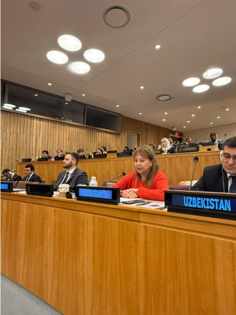 Participación de la Presidenta de la JUTEP, Dra. Ana María Ferraris, en representación de Uruguay Dra. Ana María Ferraris en su participación en la Conferencia