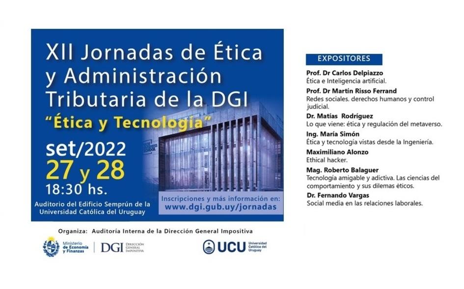XII Jornadas de Ética y Administración Tributaria XII Jornadas de Ética y Administración Tributaria