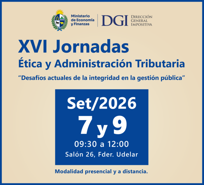 Banner web Jornadas Ética DGI 2026