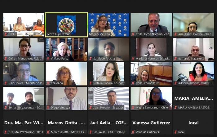 JUTEP en la Reunión del Subgrupo de Análisis de Expertos de MESICIC JUTEP en la Reunión del Subgrupo de Análisis de Expertos de MESICIC