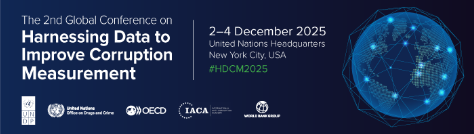 Segunda Conferencia Mundial sobre Aprovechamiento de Datos para Mejorar la Medición de la Corrupción