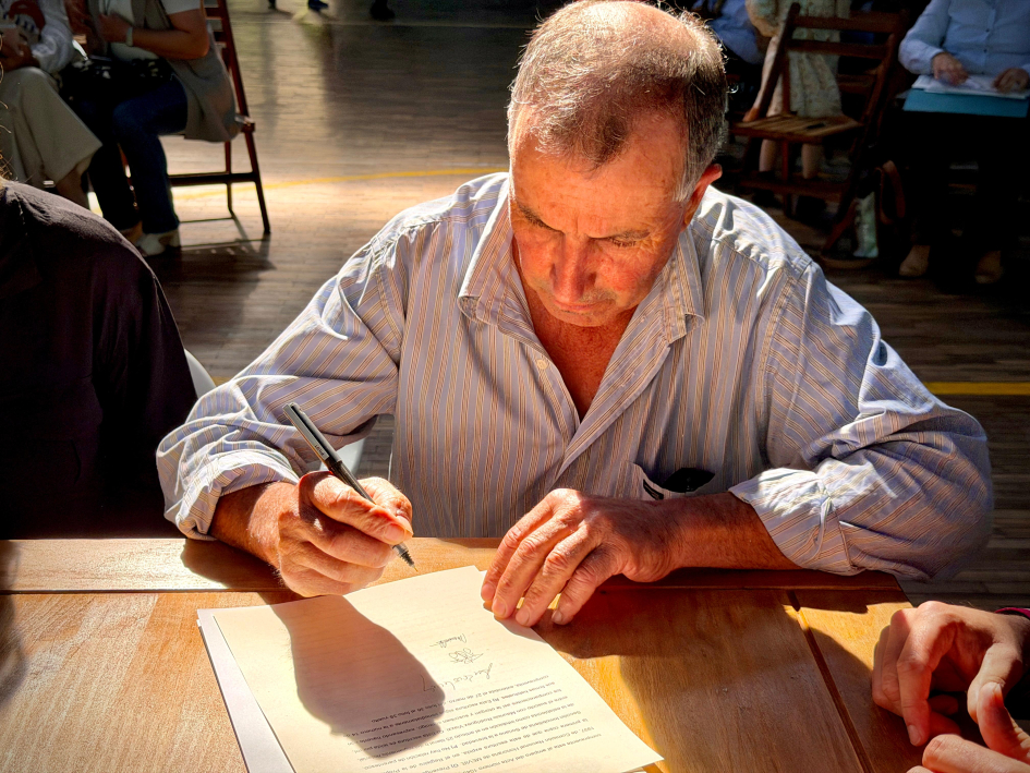 Firma de una escritura