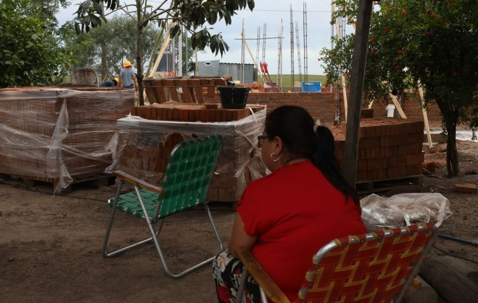 María, participante de MEVIR en Paso de los Novillos