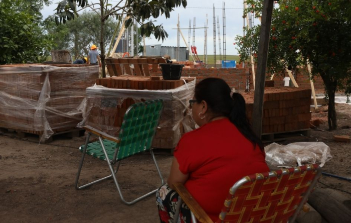María, participante de MEVIR en Paso de los Novillos