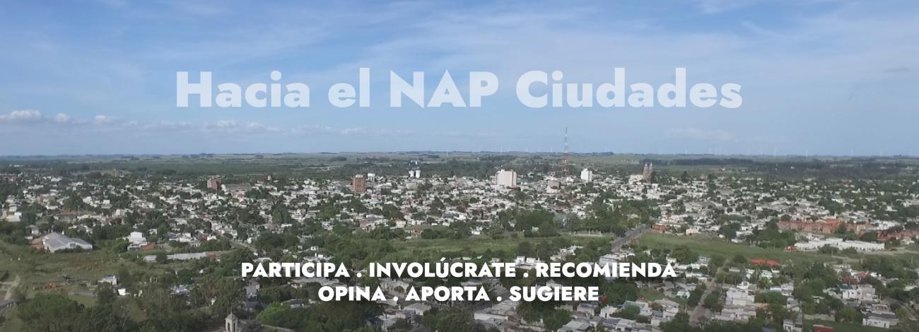 Proceso participativo NAP Ciudades Banner de participación hacia el NAP Ciudades