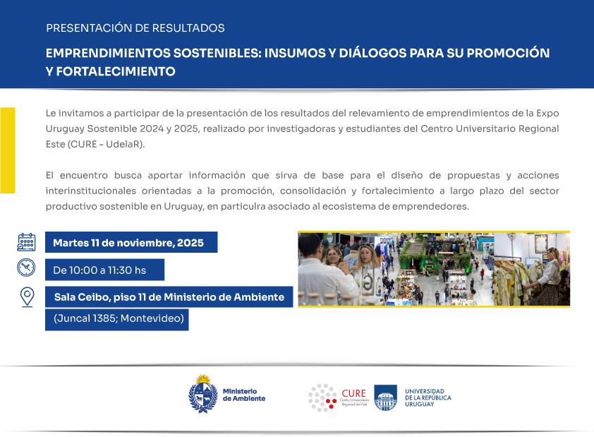 Emprendimientos sostenibles: insumos y diálogos para su promoción y fortalecimiento