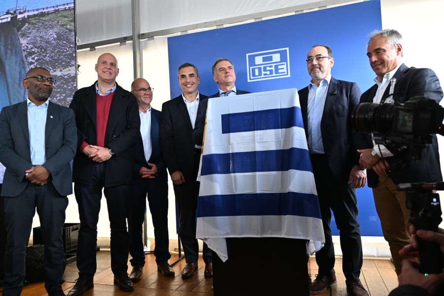 Se colocó la piedra fundamental de la nueva planta potabilizadora en Aguas Corrientes
