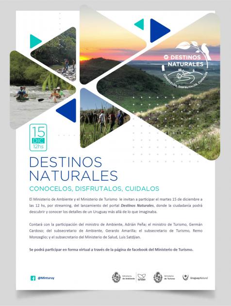 Invitación Lanzamiento evento Destinos Naturales