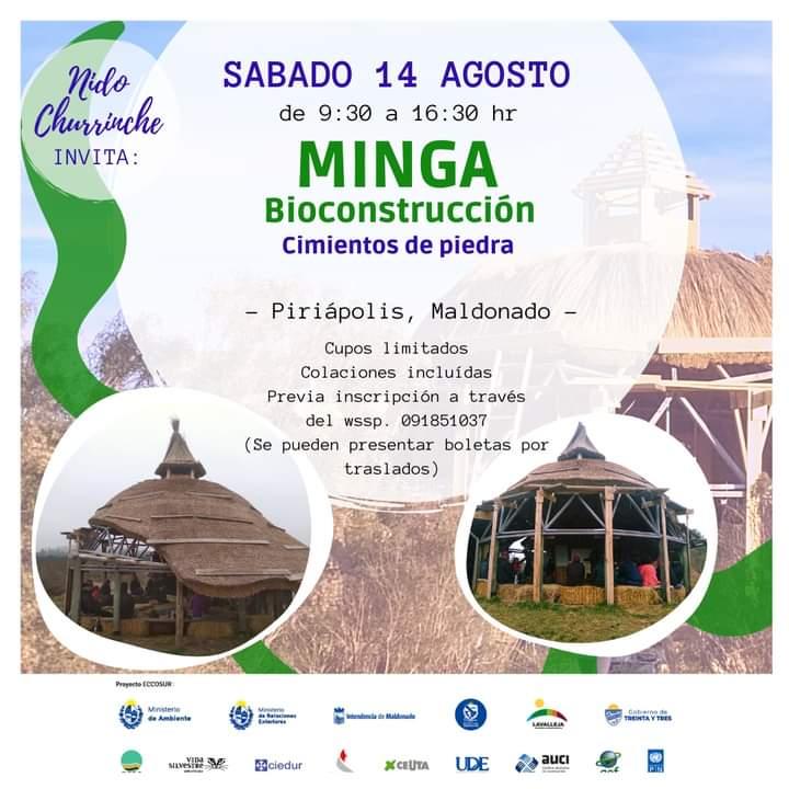Jornada Minga Bioconstrucción del Proyecto Nido Churrinche