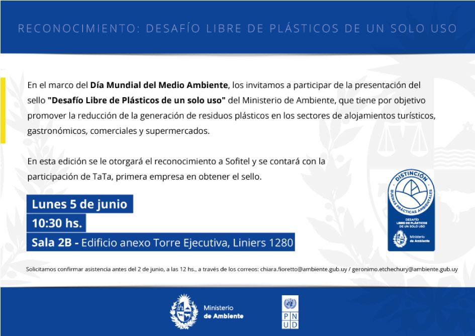 DMMA - Presentación Sello Libre de Plásticos de un solo uso