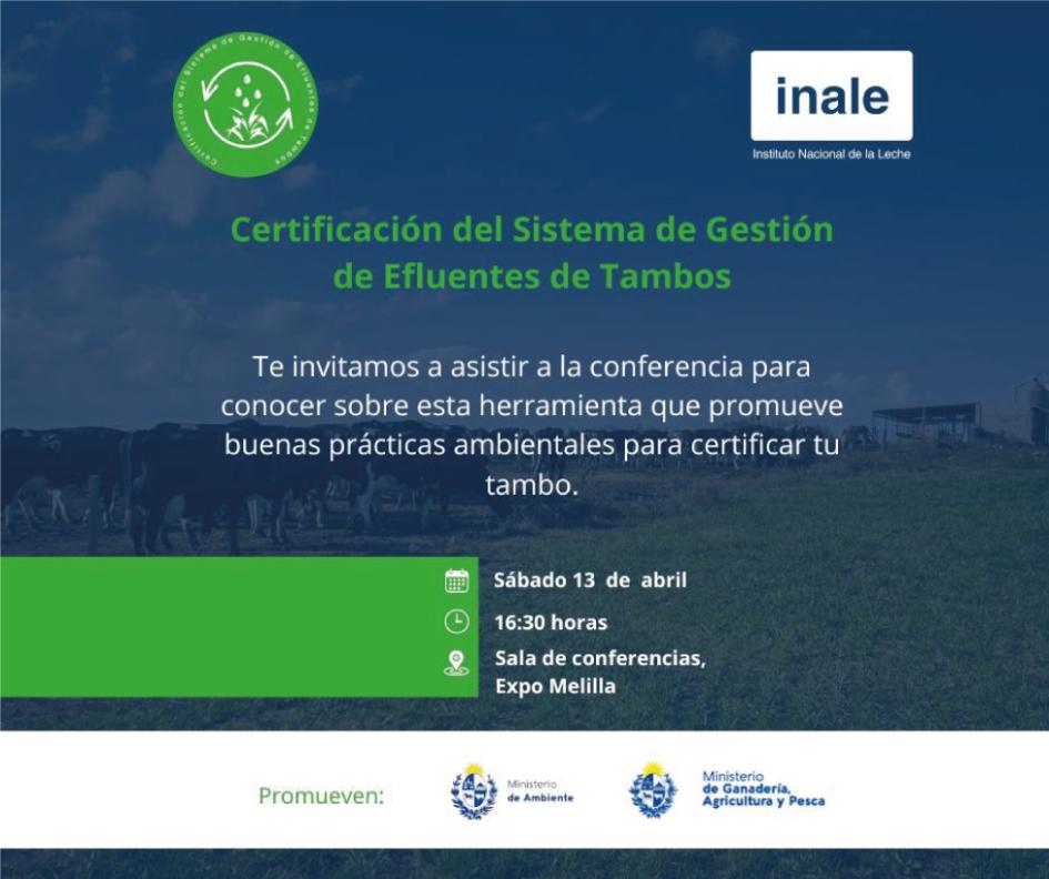 Invitación Conferencia Certificación de Tambos
