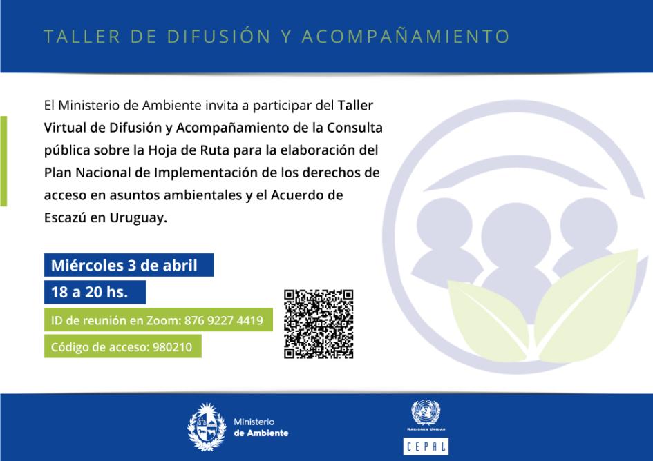 Invitación Taller Consulta Pública - Acuerdo Escazú