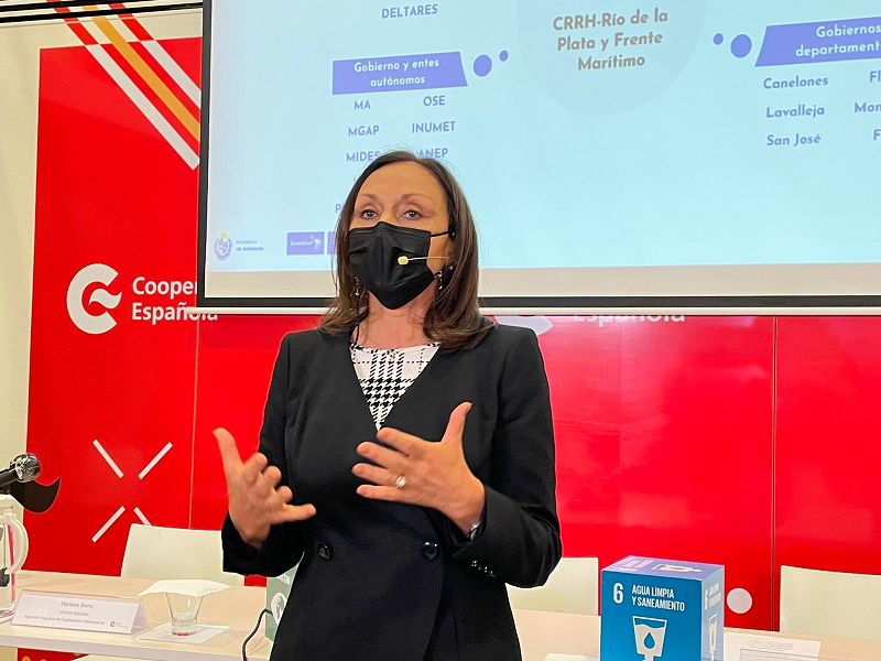 Directora Nacional de Aguas, Lanzamiento proyecto “Adaptación en Acción. Cuenca Santa Lucía” Directora Nacional de Aguas, Lanzamiento proyecto “Adaptación en Acción. Cuenca Santa Lucía”