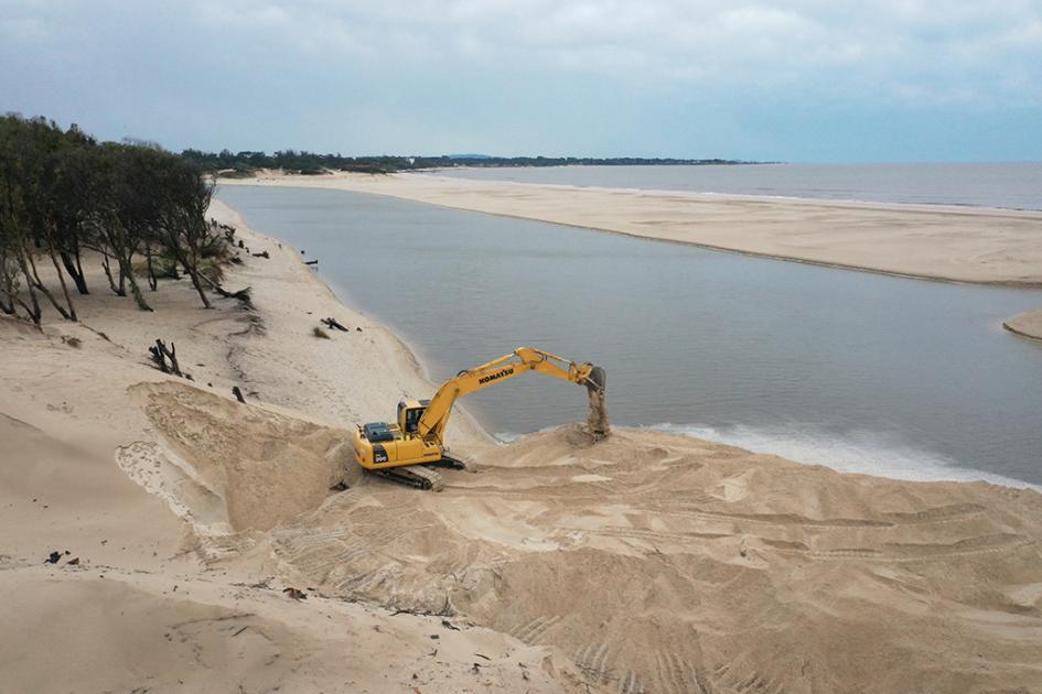 obras desembocadura Solís Chico