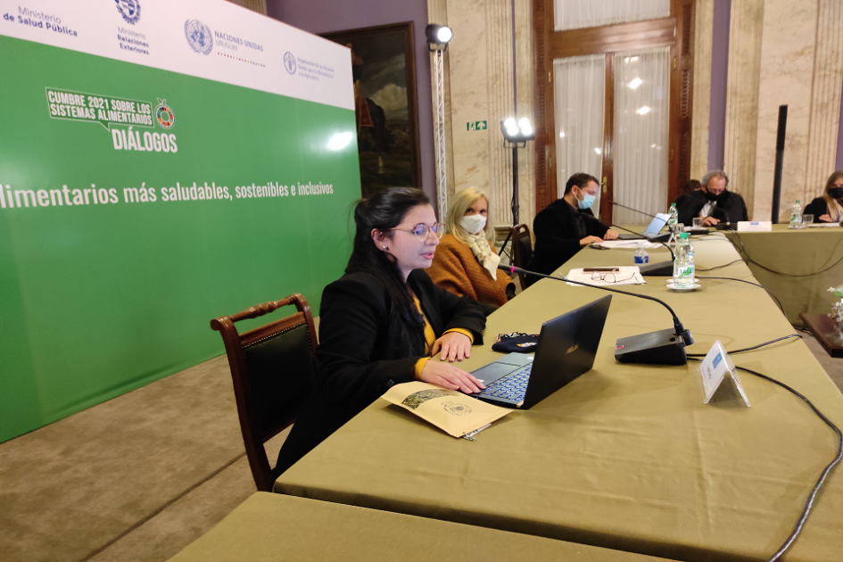 Diálogo Nacional “Uruguay: Hacia sistemas alimentarios más saludables, sostenibles e inclusivos” Diálogo Nacional “Uruguay: Hacia sistemas alimentarios más saludables, sostenibles e inclusivos”
