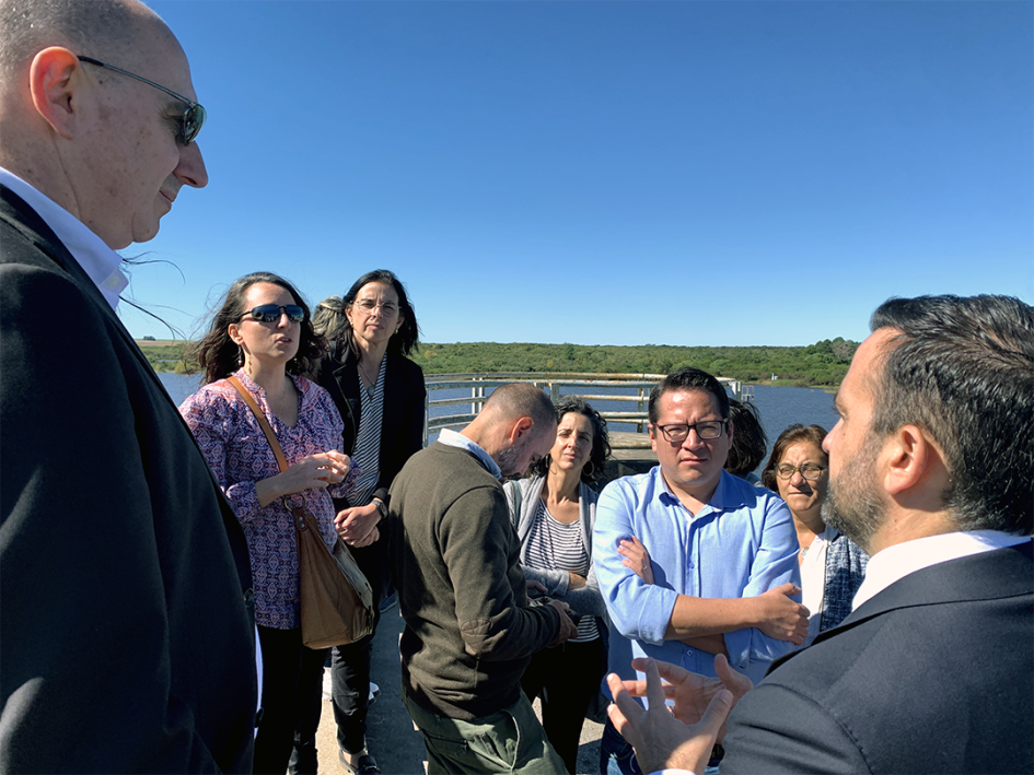 Visita a la represa de Paso Severino