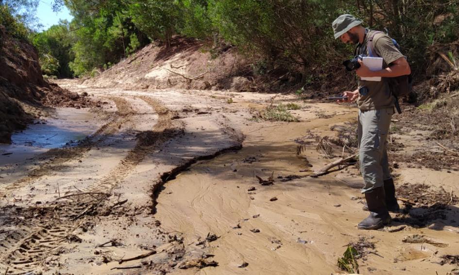 Inspección obra camino en Cerro Verde