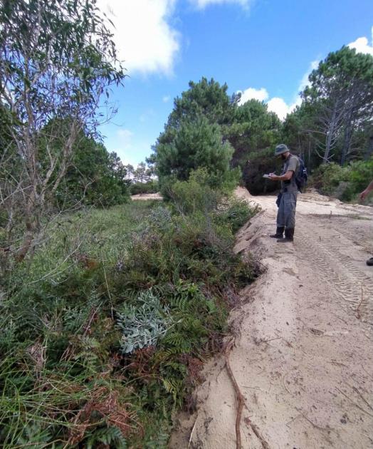 Inspección en Cerro Verde Inspección obra camino en Cerro Verde
