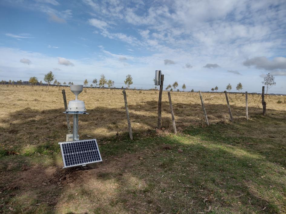 Instalación telepluviómetros